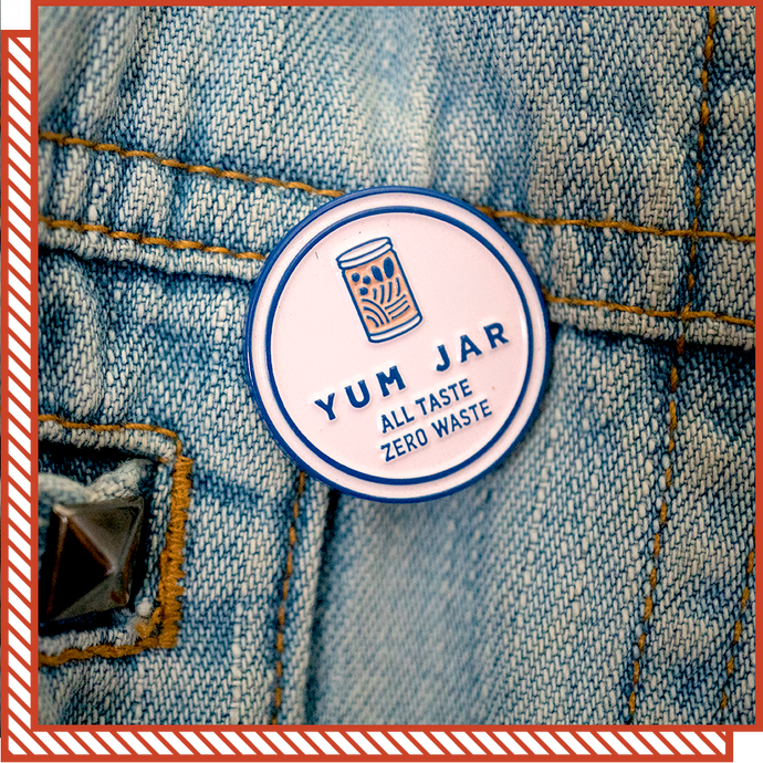 Yum Jar Pin Badge